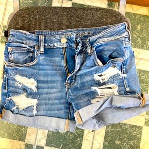 American eagle distressed shorts size 12